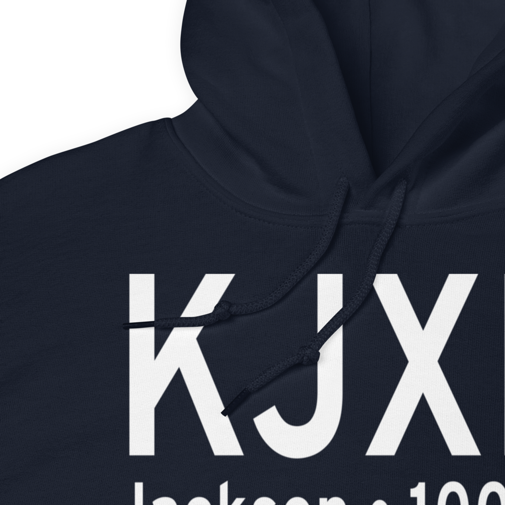 Jackson County Reynolds Field (KJXN) ICAO Hoodie Sweatshirt 