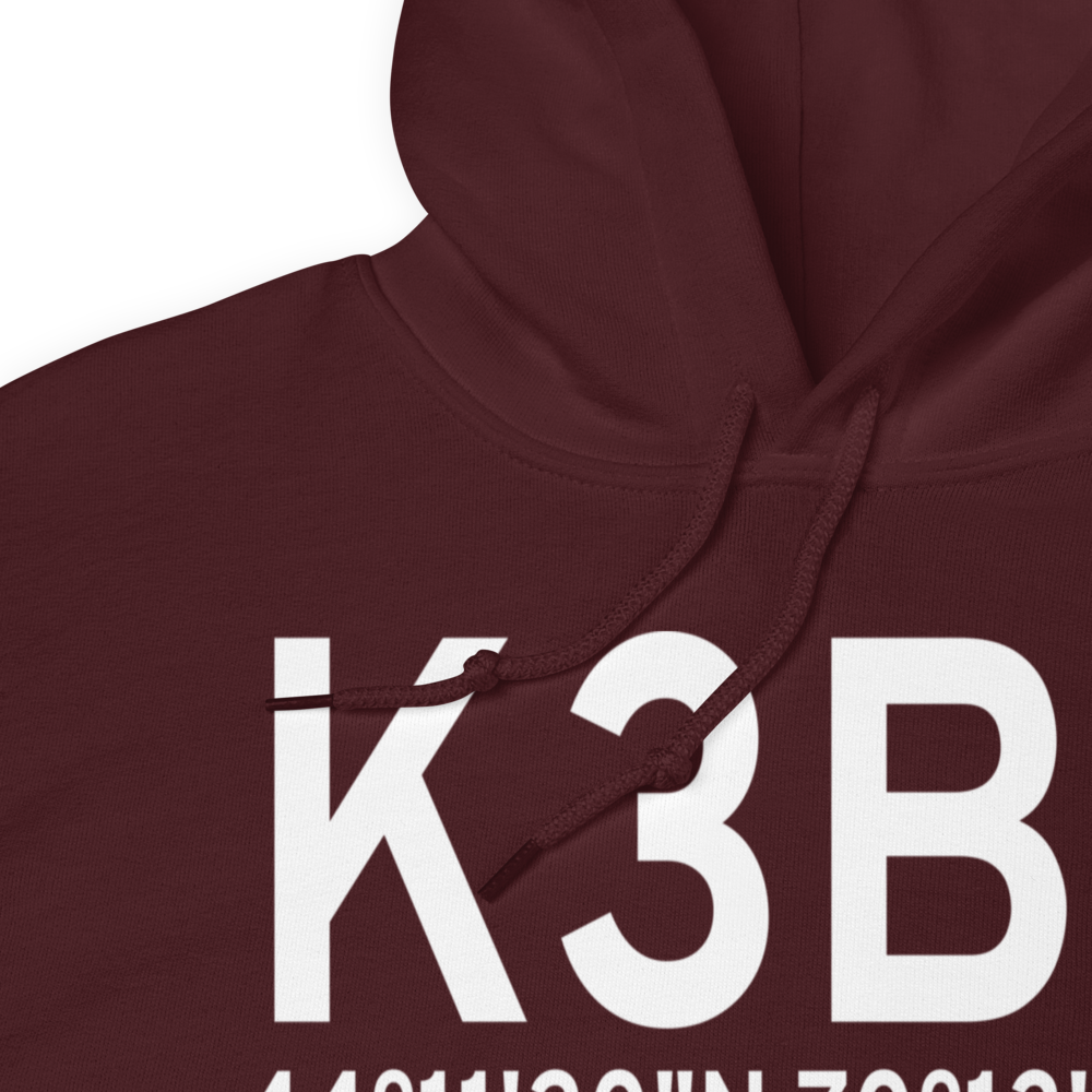Twitchell Airport (K3B5) ICAO Hoodie Sweatshirt 
