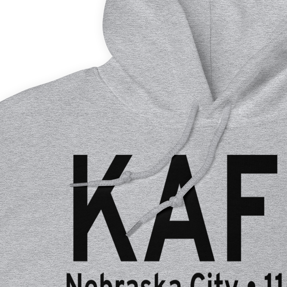 Nebraska City Municipal Airport (KAFK) ICAO Hoodie Sweatshirt 