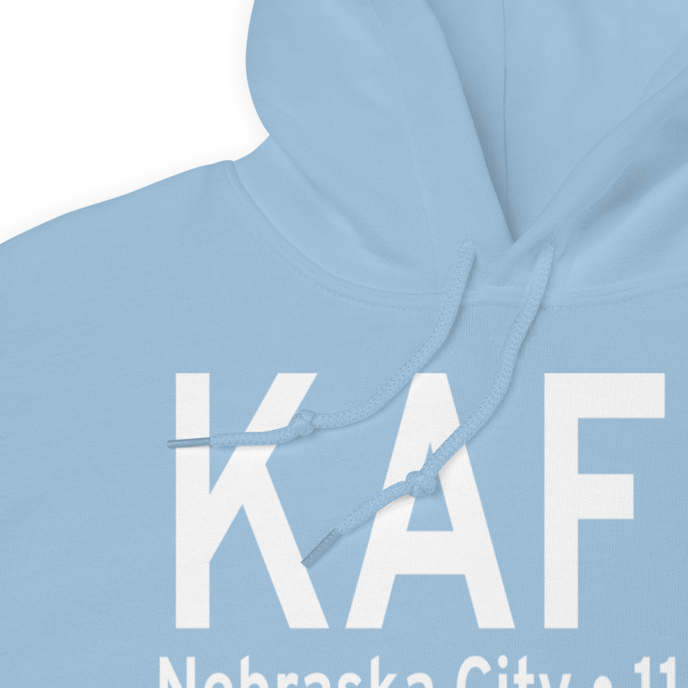 Nebraska City Municipal Airport (KAFK) ICAO Hoodie Sweatshirt 