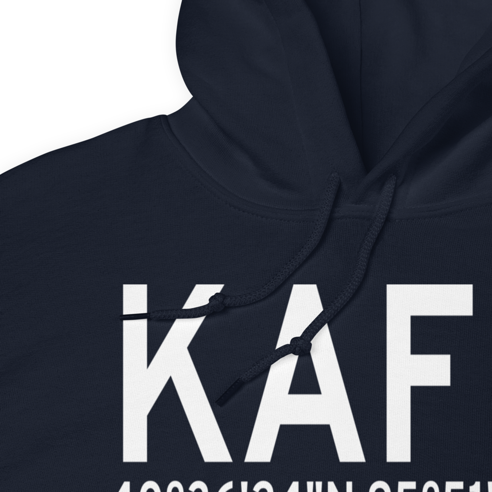 Nebraska City Municipal Airport (KAFK) ICAO Hoodie Sweatshirt 
