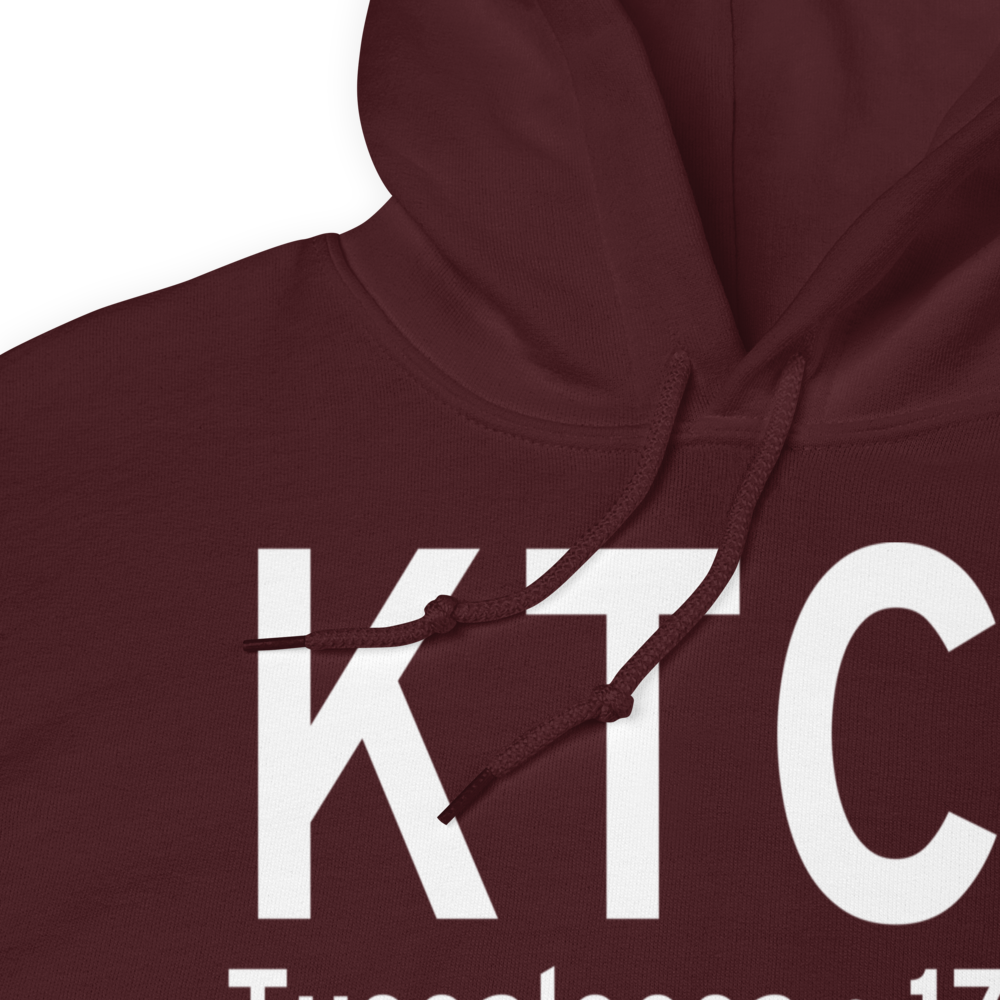 Tuscaloosa Regional Airport (KTCL) ICAO Hoodie Sweatshirt 