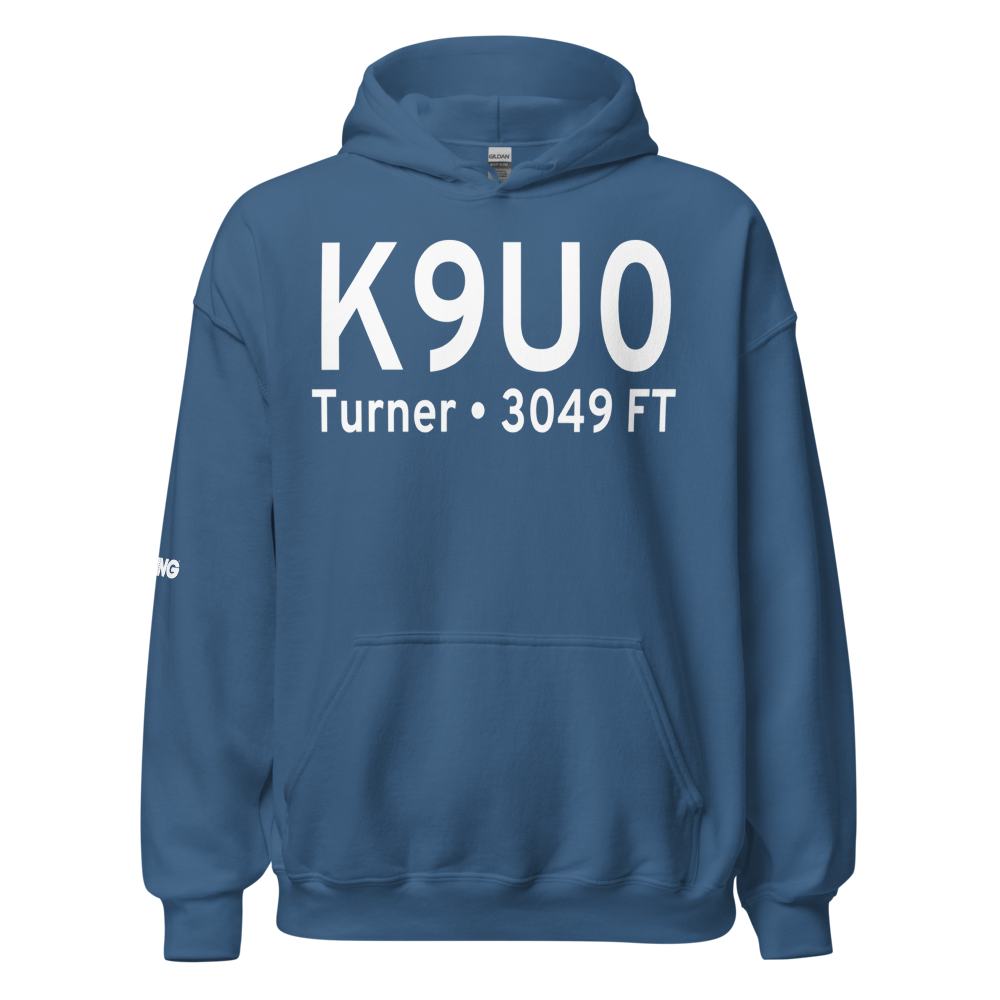Turner Airport (K9U0) ICAO Hoodie Sweatshirt 