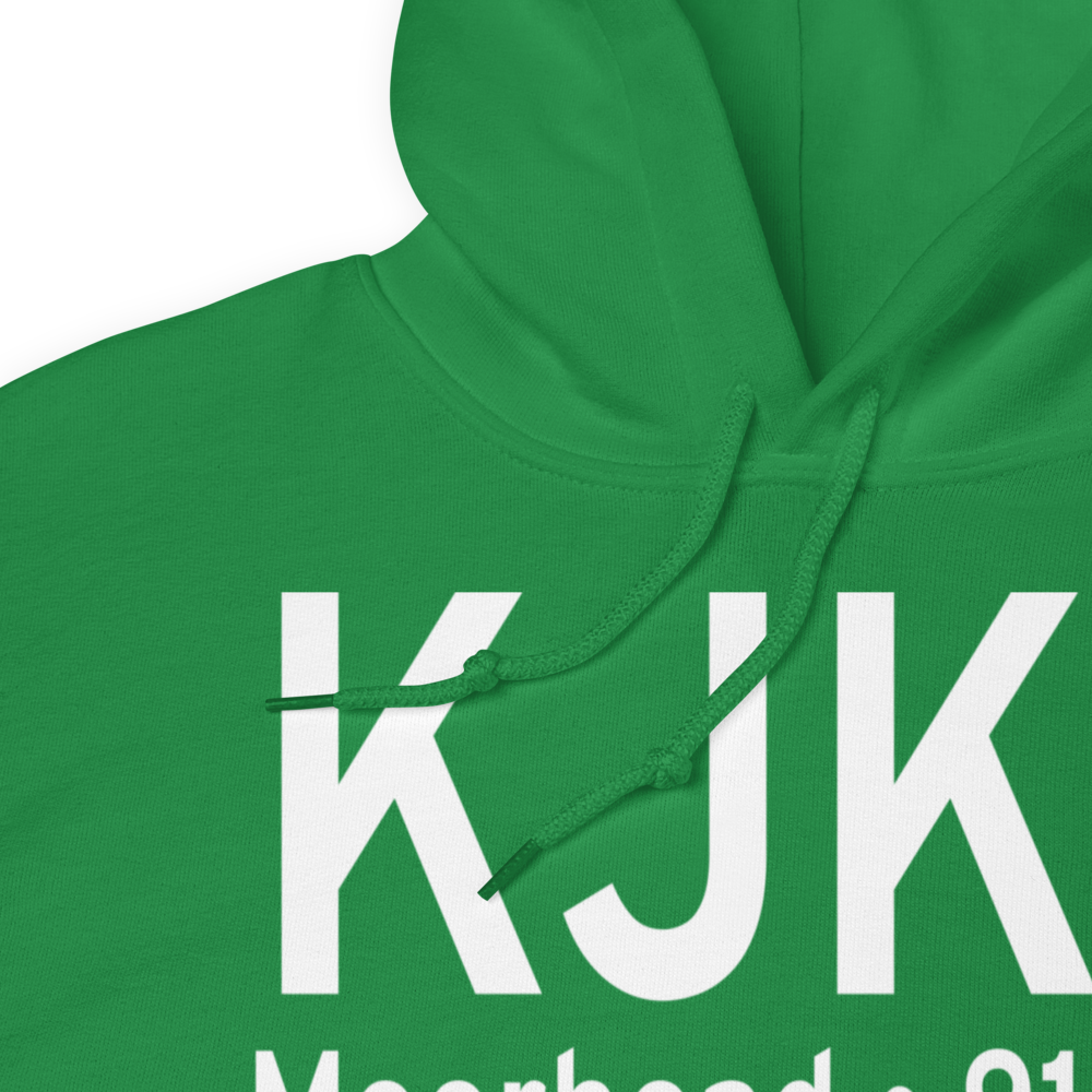 Moorhead Municipal Airport (KJKJ) ICAO Hoodie Sweatshirt 