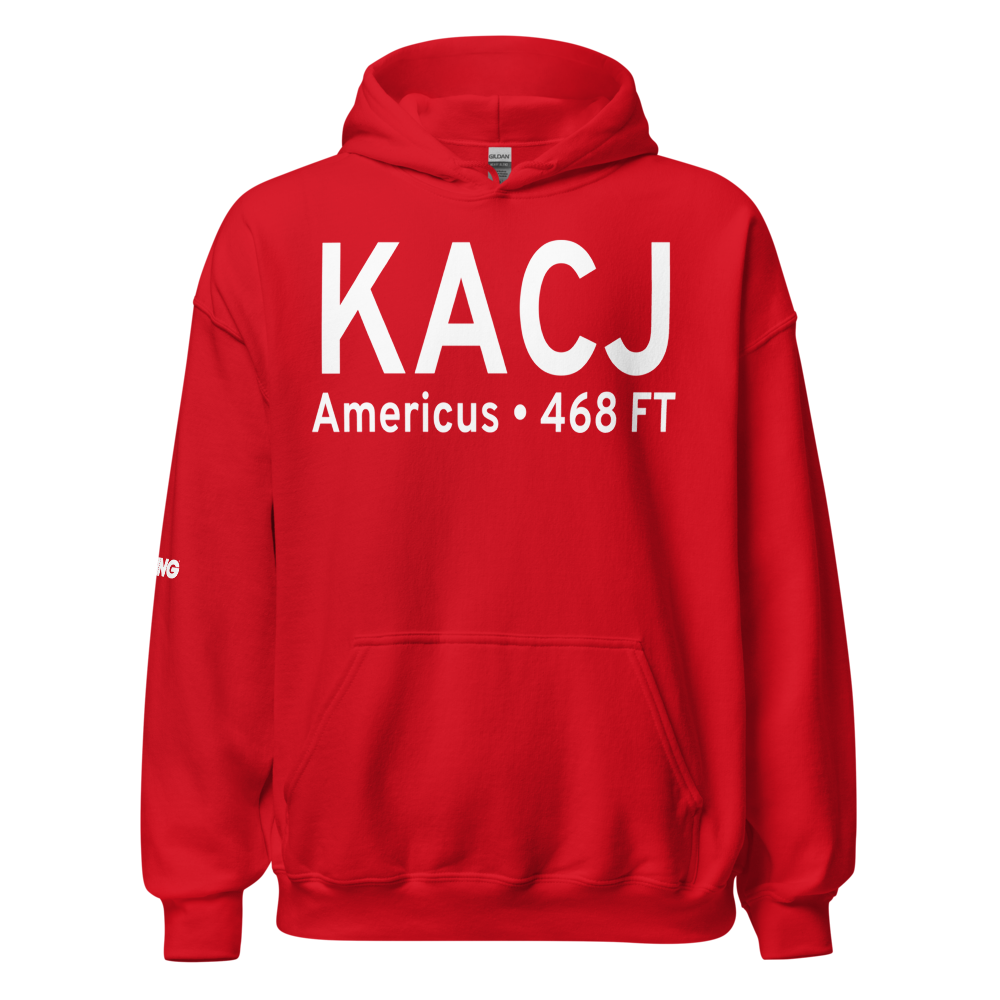 Jimmy Carter Regional Airport (KACJ) ICAO Hoodie Sweatshirt 