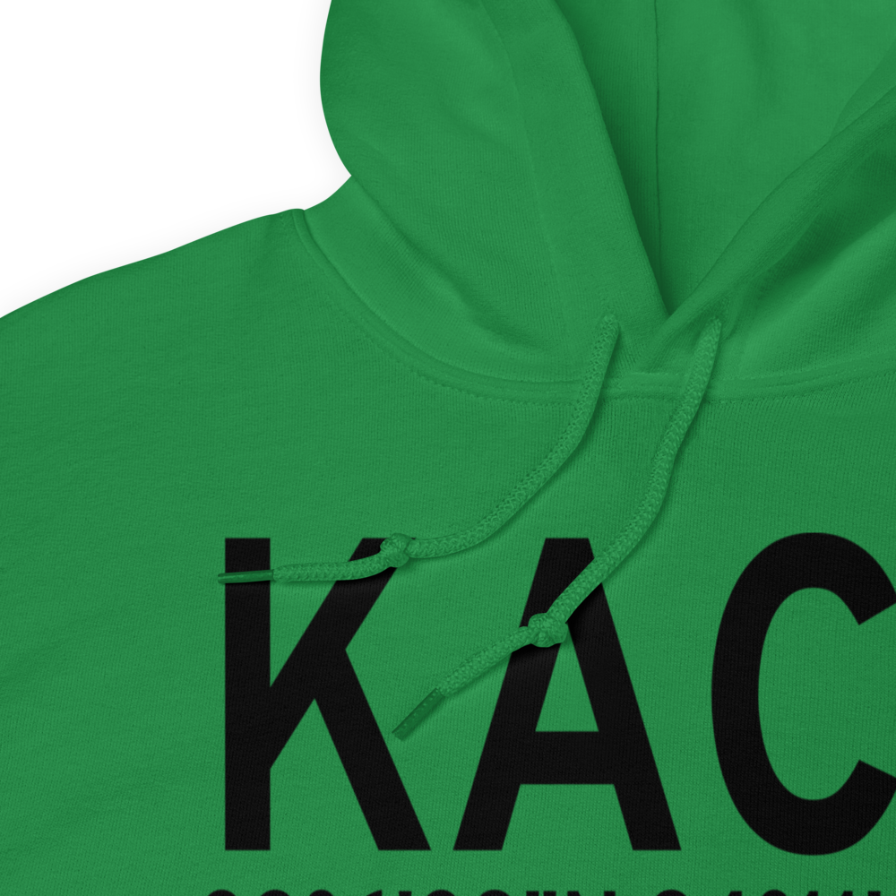 Jimmy Carter Regional Airport (KACJ) ICAO Hoodie Sweatshirt 