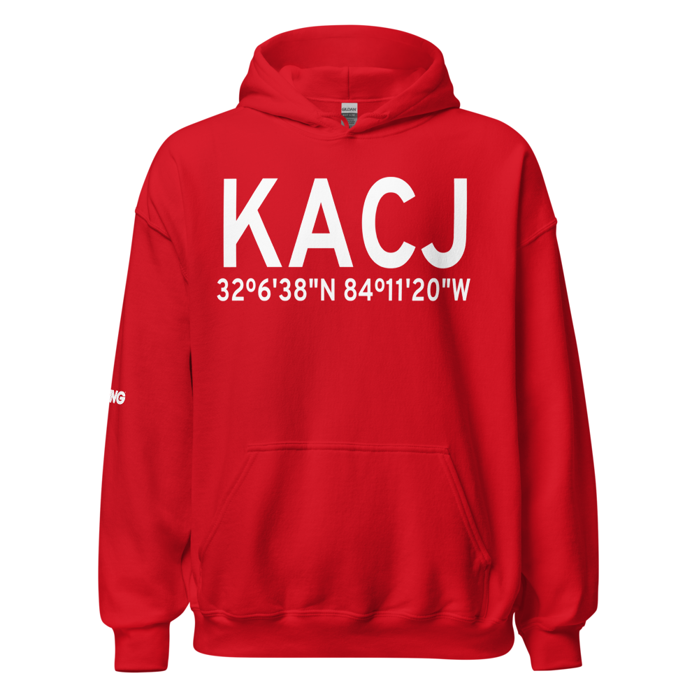 Jimmy Carter Regional Airport (KACJ) ICAO Hoodie Sweatshirt 