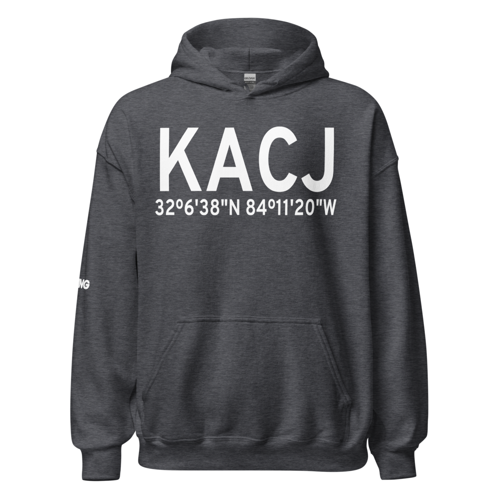 Jimmy Carter Regional Airport (KACJ) ICAO Hoodie Sweatshirt 