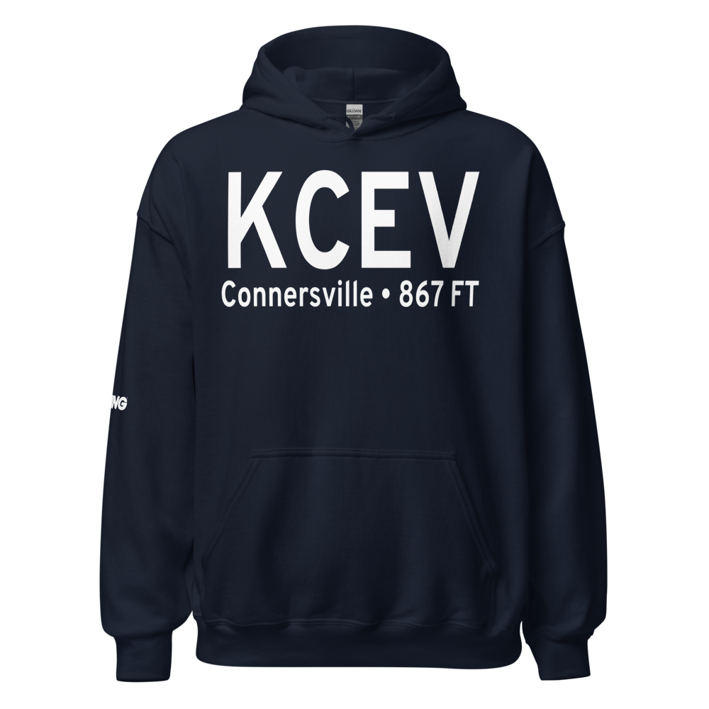 Mettel Field (KCEV) ICAO Hoodie Sweatshirt 