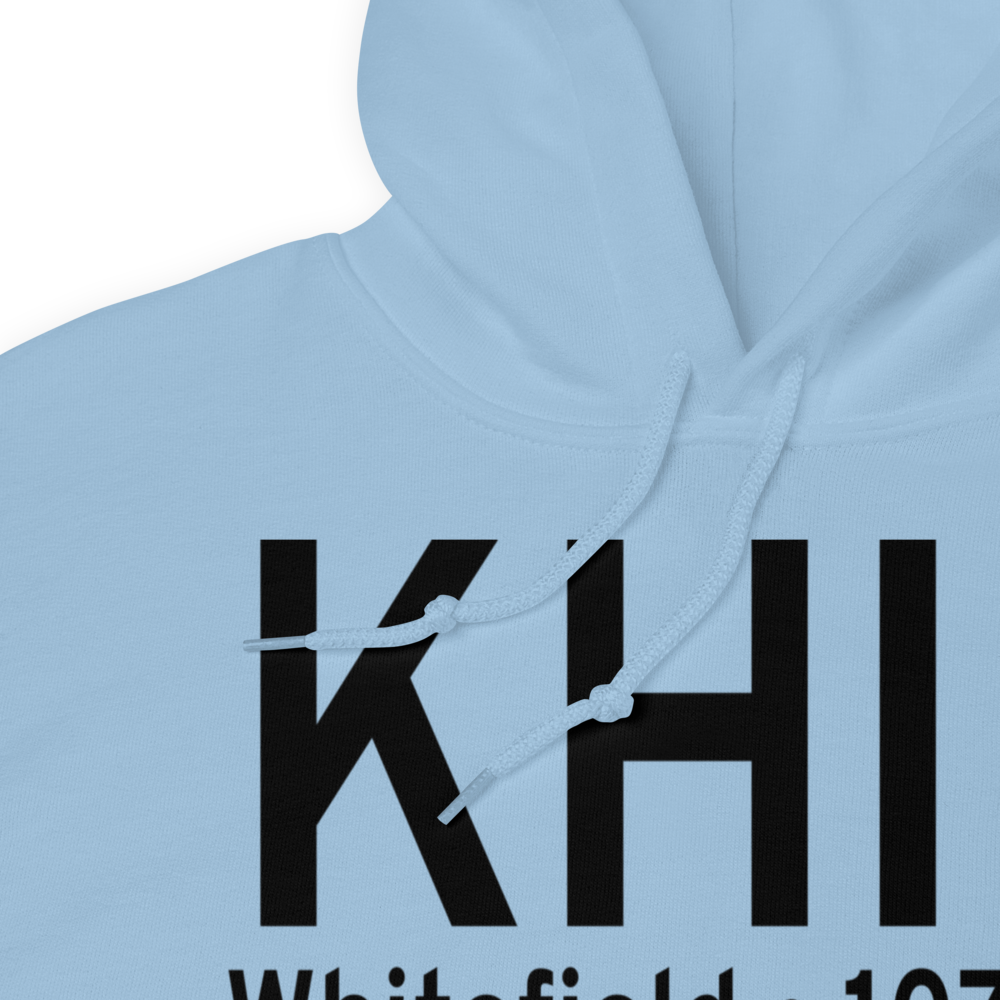 Mount Washington Regional Airport (KHIE) ICAO Hoodie Sweatshirt 