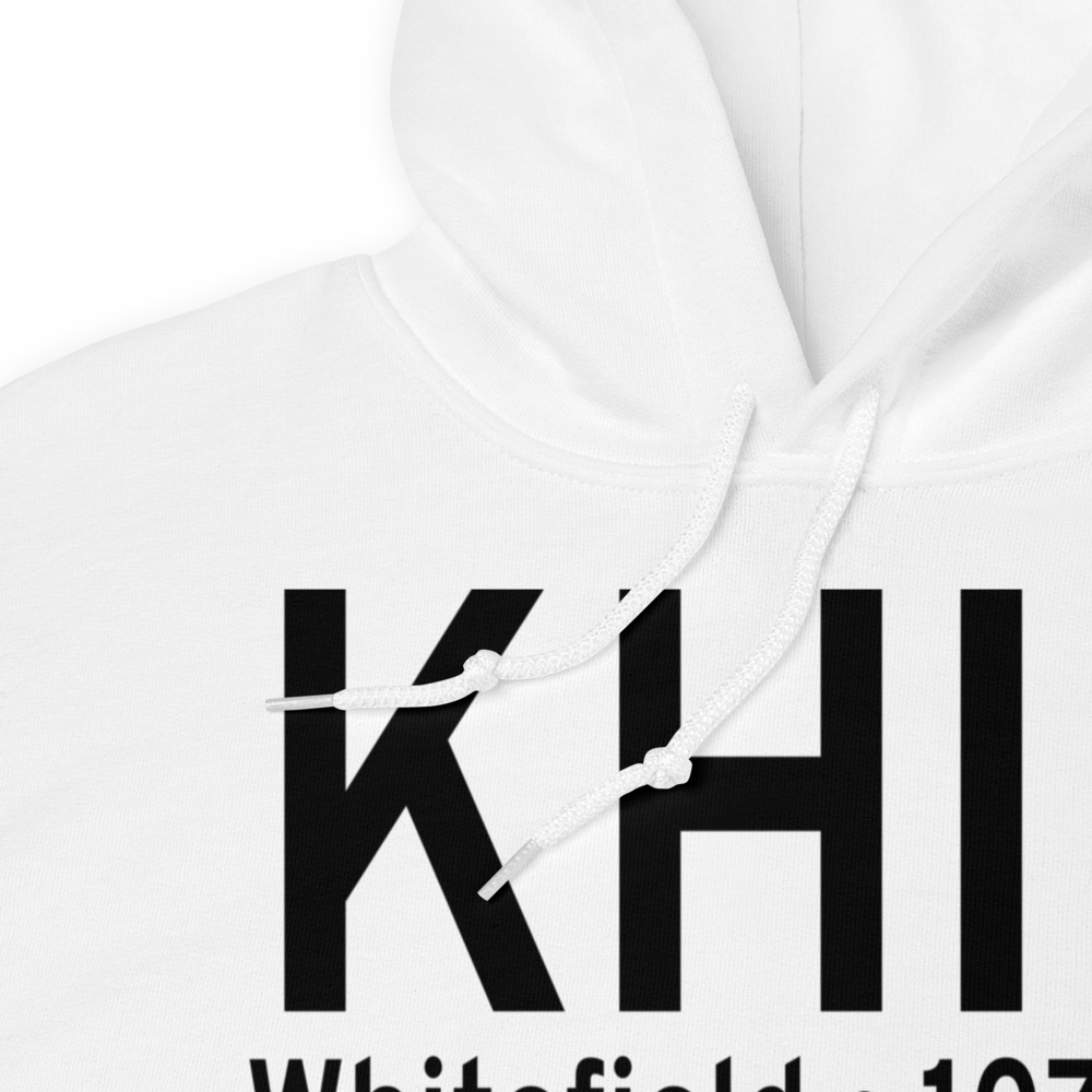 Mount Washington Regional Airport (KHIE) ICAO Hoodie Sweatshirt 