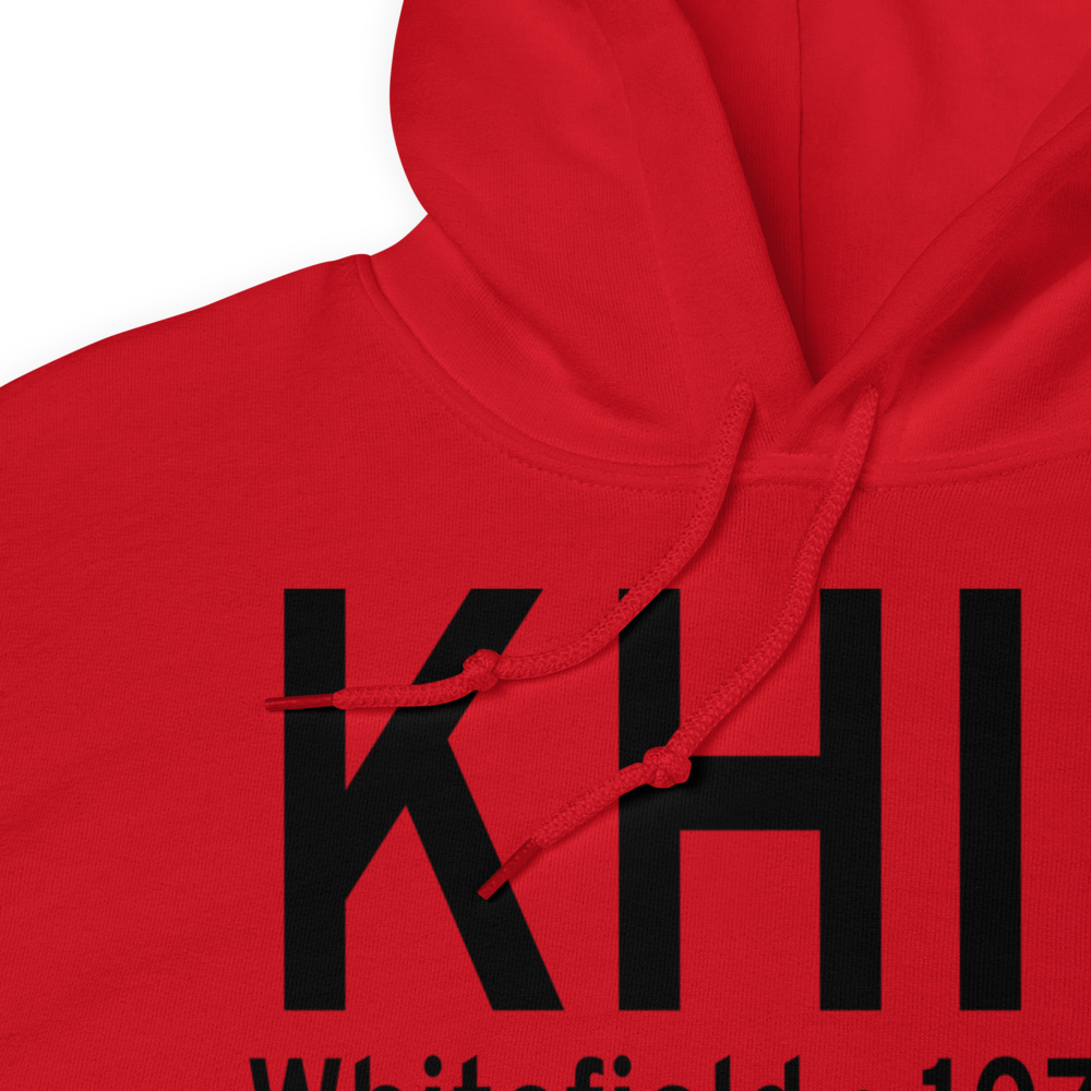 Mount Washington Regional Airport (KHIE) ICAO Hoodie Sweatshirt 