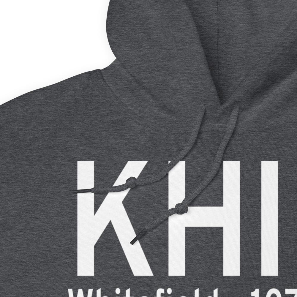 Mount Washington Regional Airport (KHIE) ICAO Hoodie Sweatshirt 