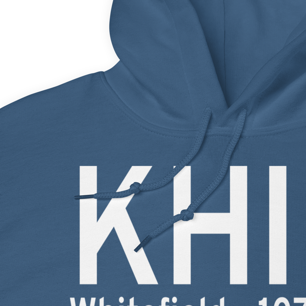 Mount Washington Regional Airport (KHIE) ICAO Hoodie Sweatshirt 