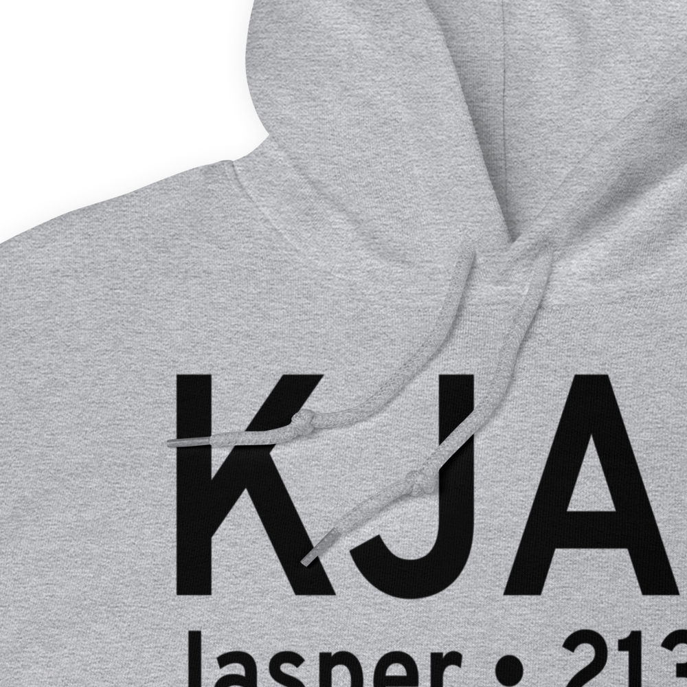 Jasper County Airport-Bell Field (KJAS) ICAO Hoodie Sweatshirt 