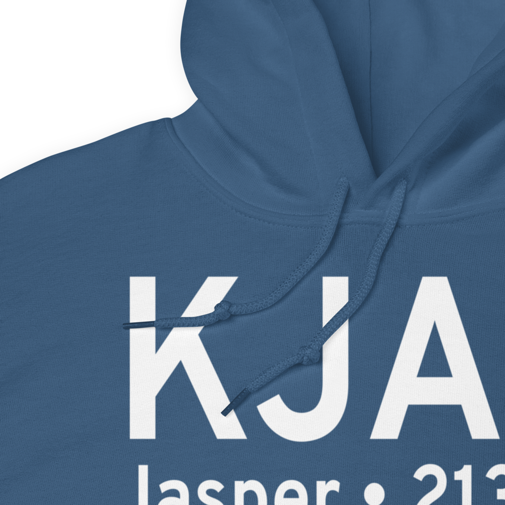 Jasper County Airport-Bell Field (KJAS) ICAO Hoodie Sweatshirt 