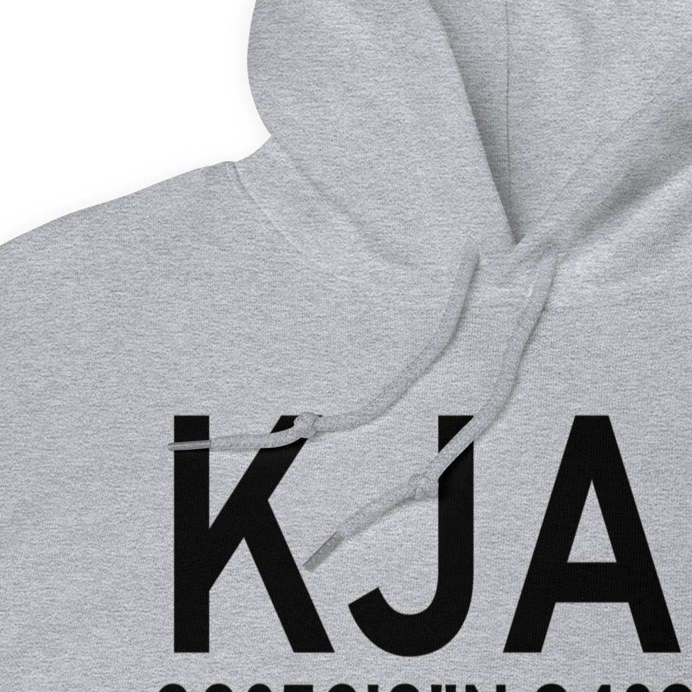 Jasper County Airport-Bell Field (KJAS) ICAO Hoodie Sweatshirt 