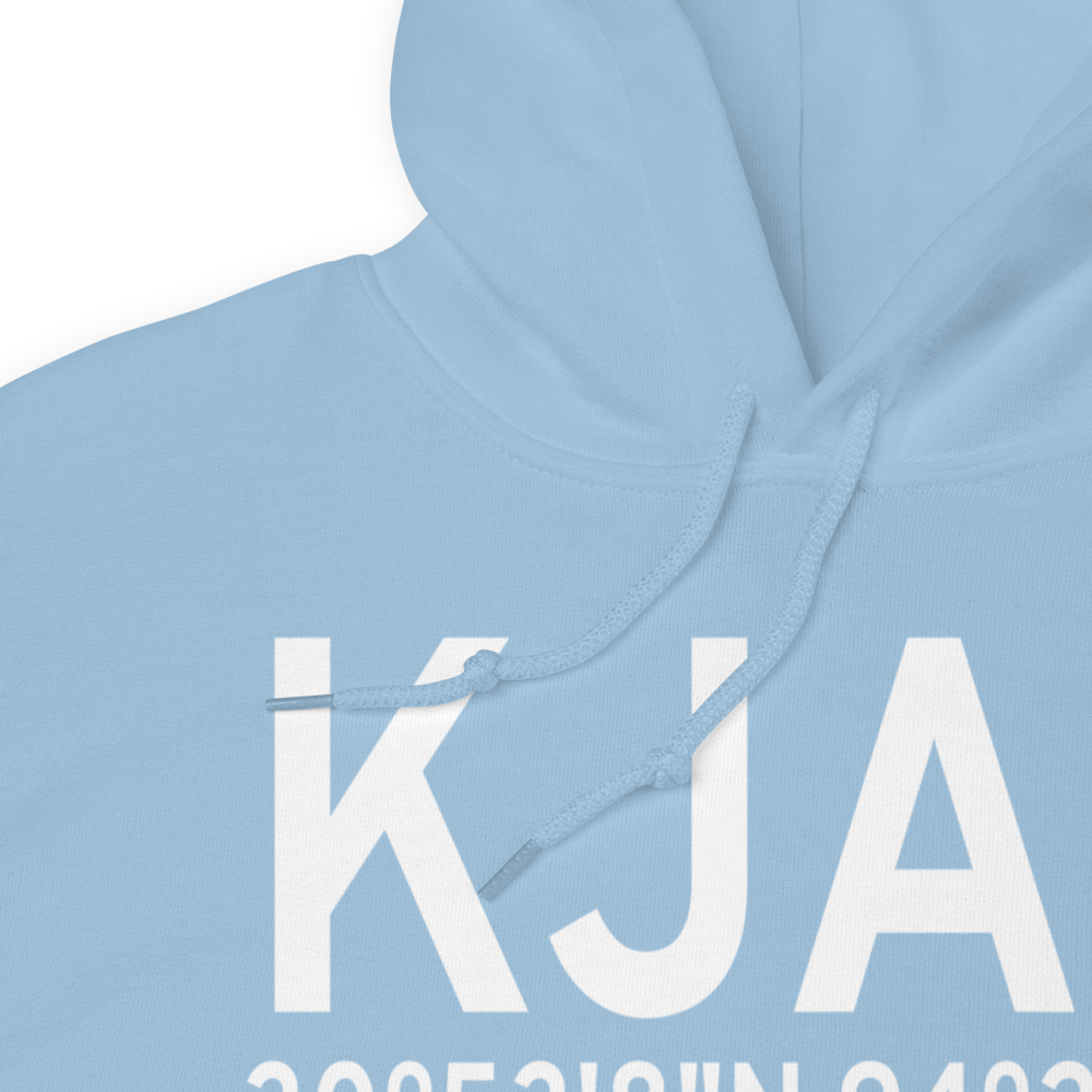 Jasper County Airport-Bell Field (KJAS) ICAO Hoodie Sweatshirt 