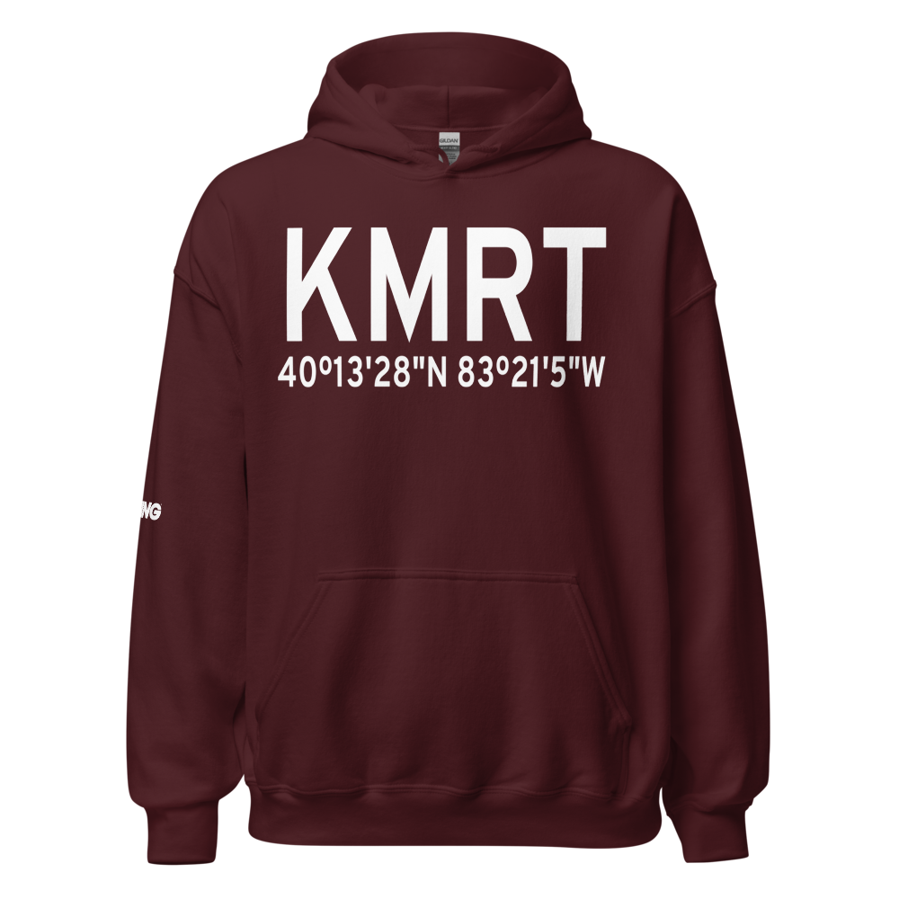 Union County Airport (KMRT) ICAO Hoodie Sweatshirt 