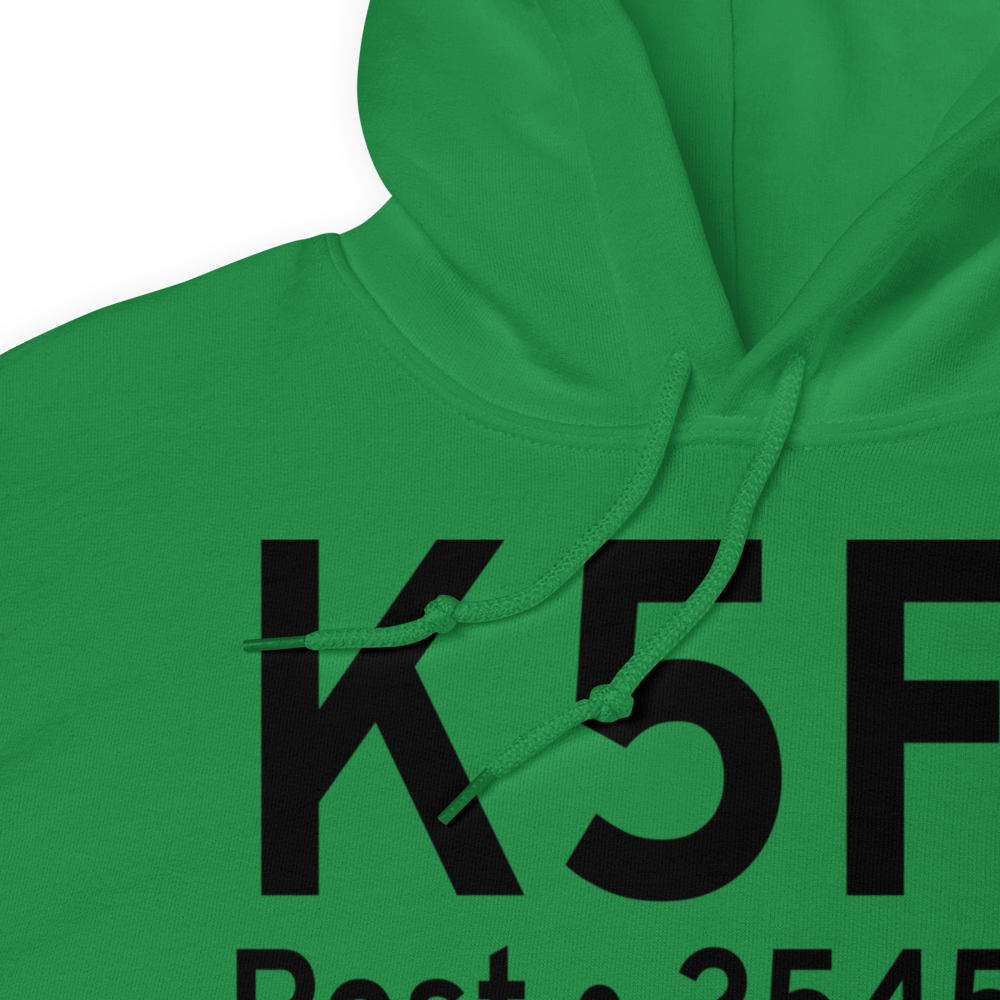Post Garza County Municipal Airport (K5F1) ICAO Hoodie Sweatshirt 