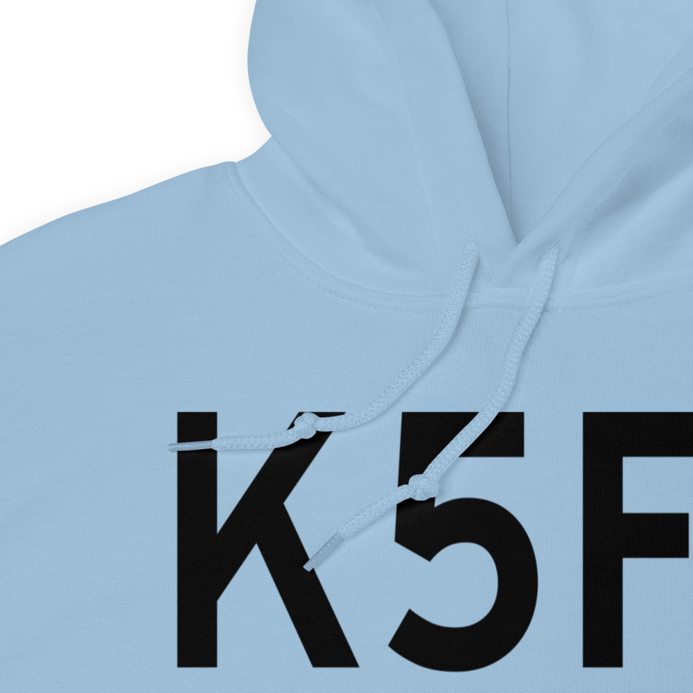 Post Garza County Municipal Airport (K5F1) ICAO Hoodie Sweatshirt 