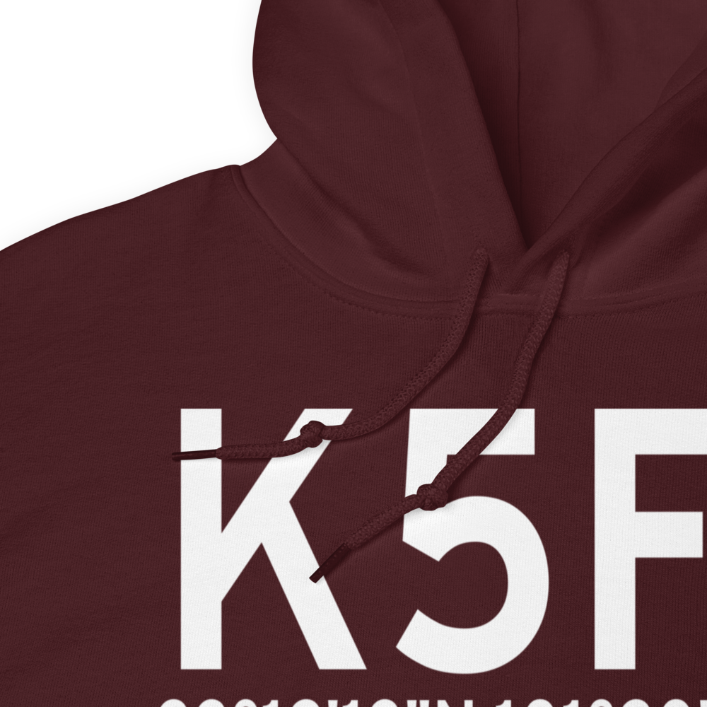 Post Garza County Municipal Airport (K5F1) ICAO Hoodie Sweatshirt 