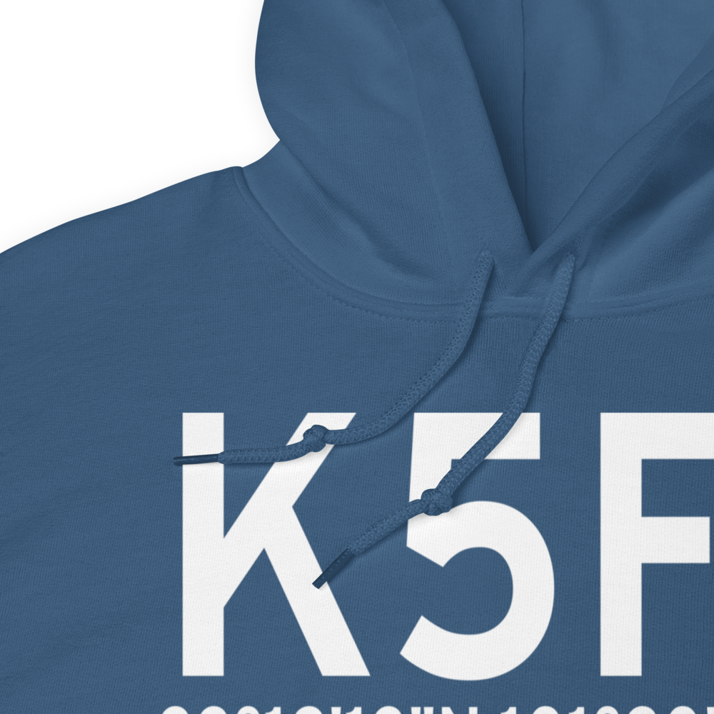 Post Garza County Municipal Airport (K5F1) ICAO Hoodie Sweatshirt 