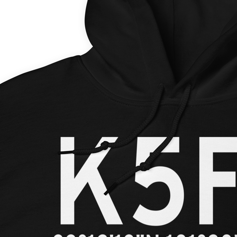 Post Garza County Municipal Airport (K5F1) ICAO Hoodie Sweatshirt 