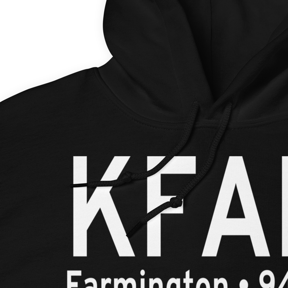 Farmington Regional Airport (KFAM) ICAO Hoodie Sweatshirt 