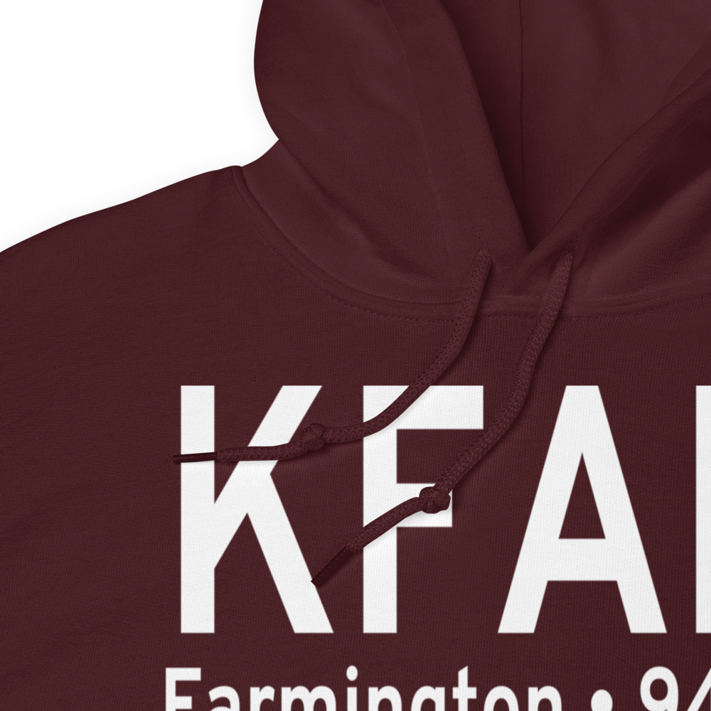 Farmington Regional Airport (KFAM) ICAO Hoodie Sweatshirt 