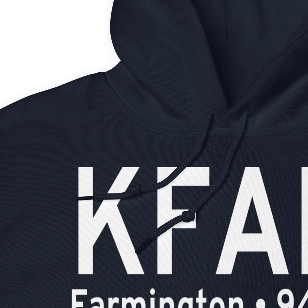 Farmington Regional Airport (KFAM) ICAO Hoodie Sweatshirt 