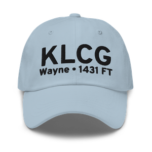 Wayne Municipal Airport (KLCG) ICAO Hat