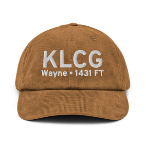 Wayne Municipal Airport (KLCG) ICAO Hat
