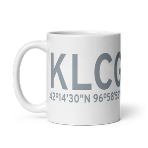 Wayne Municipal Airport (KLCG) ICAO Mug