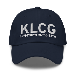 Wayne Municipal Airport (KLCG) ICAO Hat