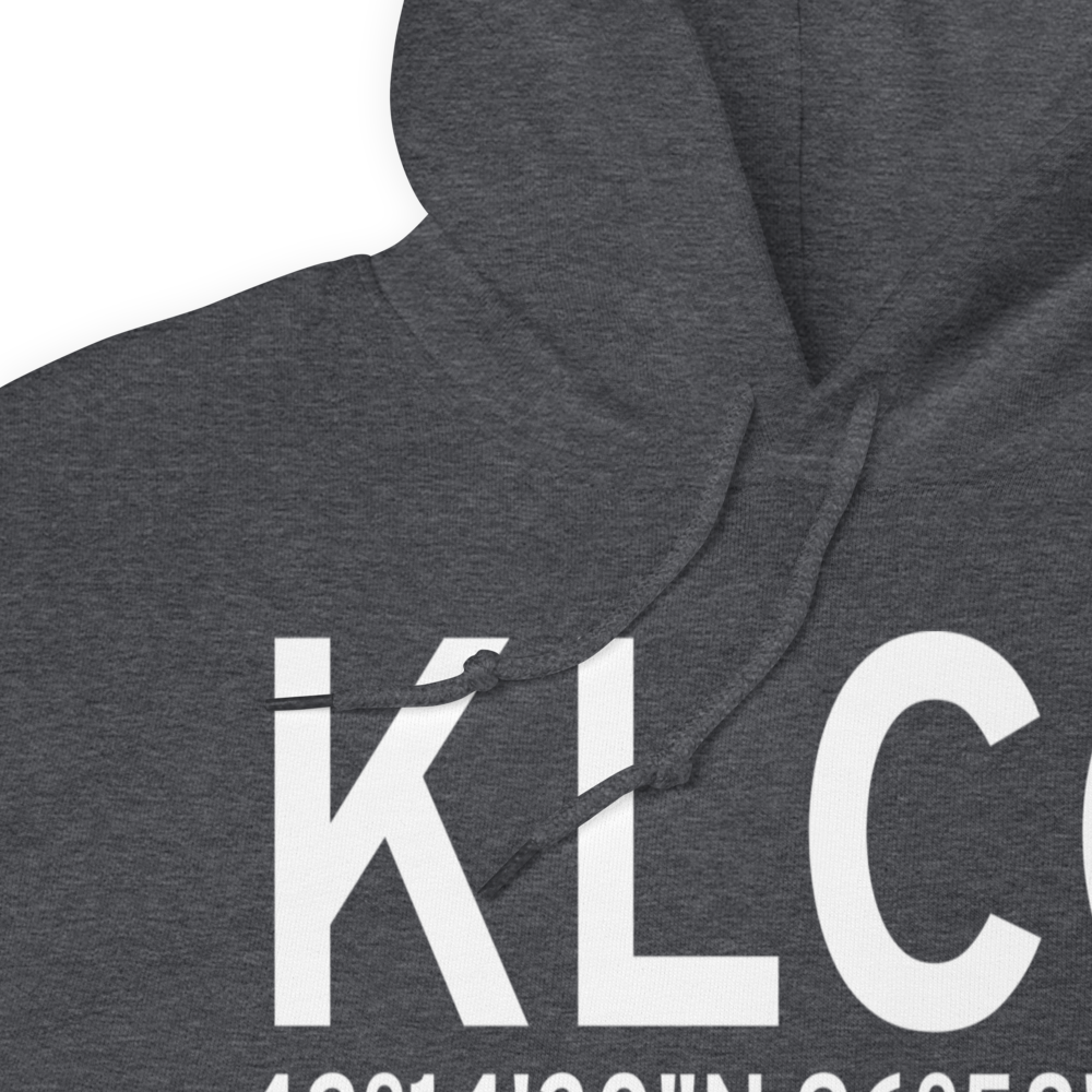 Wayne Municipal Airport (KLCG) ICAO Hoodie Sweatshirt 