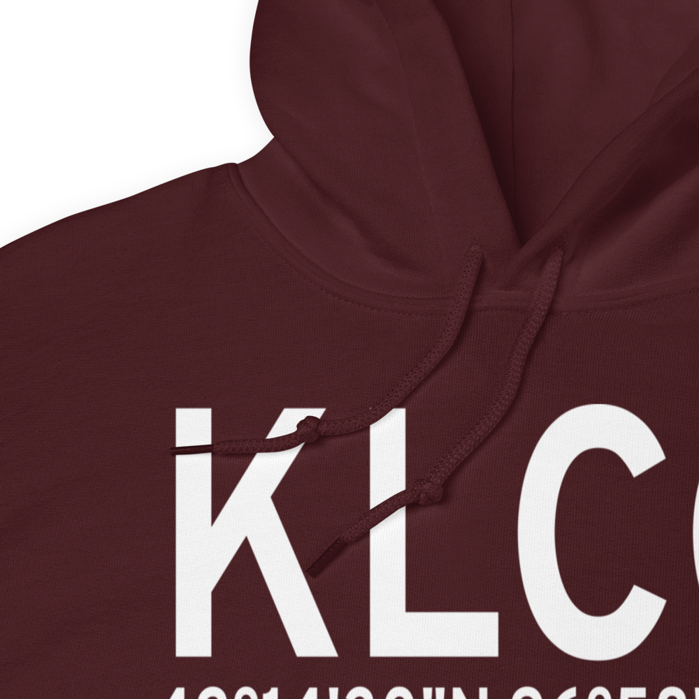 Wayne Municipal Airport (KLCG) ICAO Hoodie Sweatshirt 