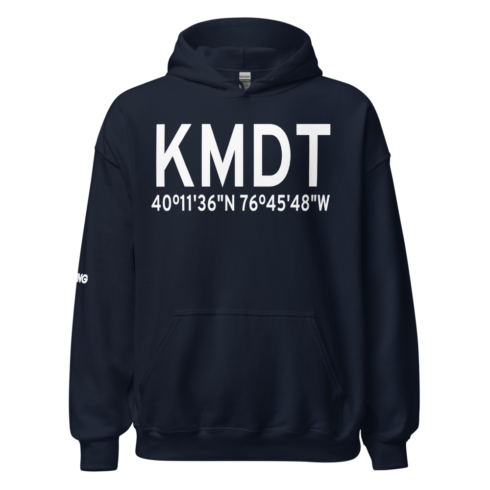 Harrisburg International Airport (KMDT) ICAO Hoodie Sweatshirt 