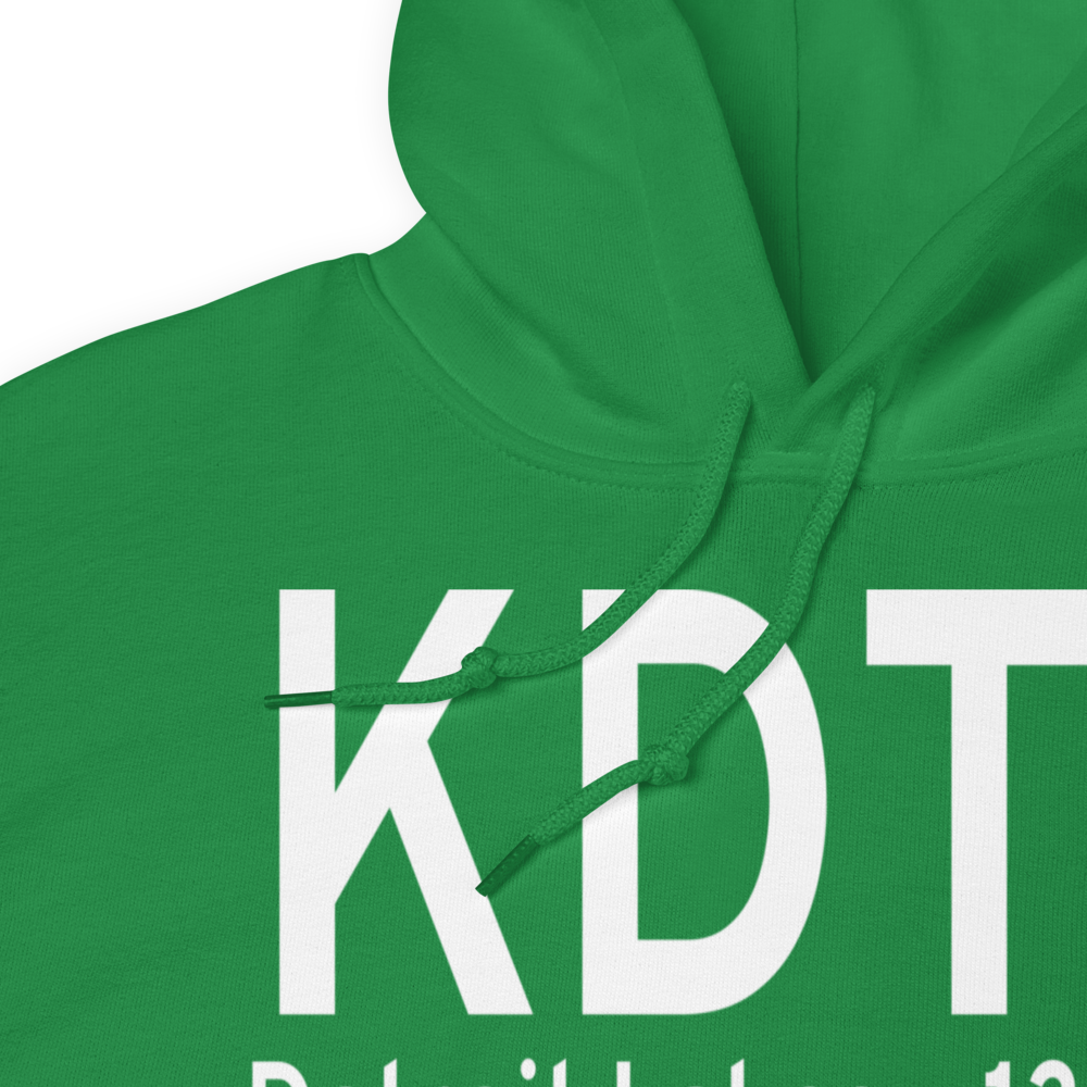 Detroit Lakes Airport - Wething Field (KDTL) ICAO Hoodie Sweatshirt 