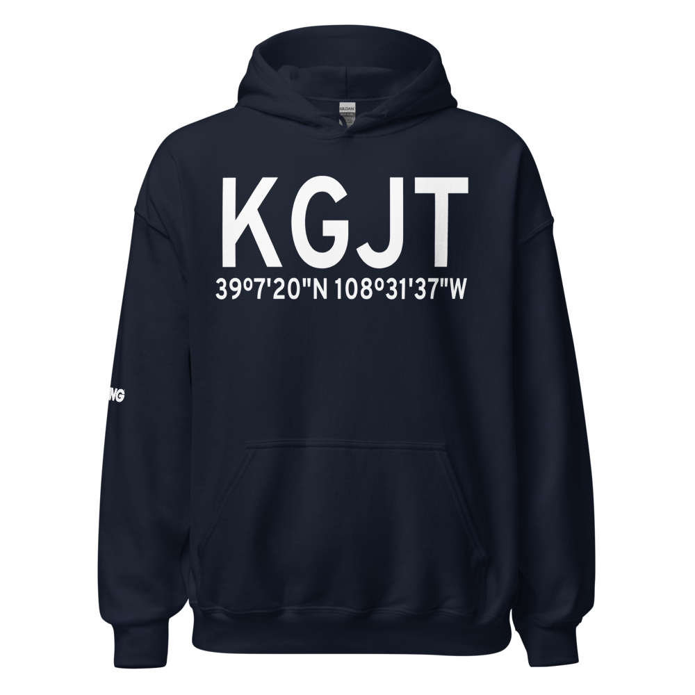 Grand Junction Regional Airport (KGJT) ICAO Hoodie Sweatshirt 