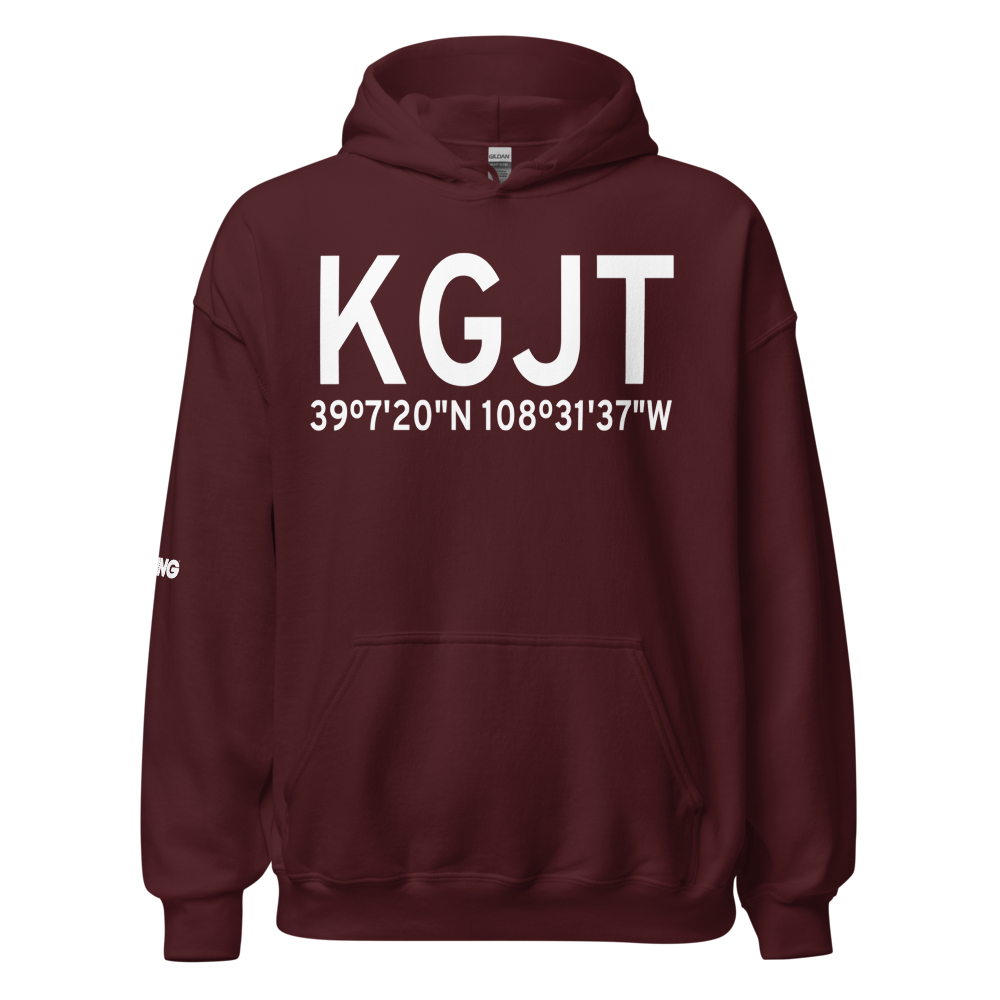 Grand Junction Regional Airport (KGJT) ICAO Hoodie Sweatshirt 