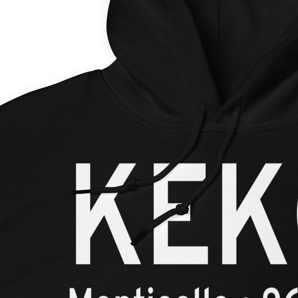 Wayne County Airport (KEKQ) ICAO Hoodie Sweatshirt 