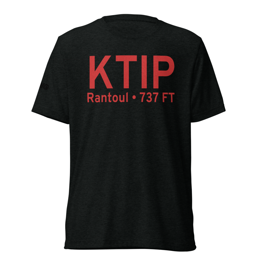 Rantoul National Avn Center-Frank Elliot field (KTIP) ICAO Tri-blend T-Shirt 