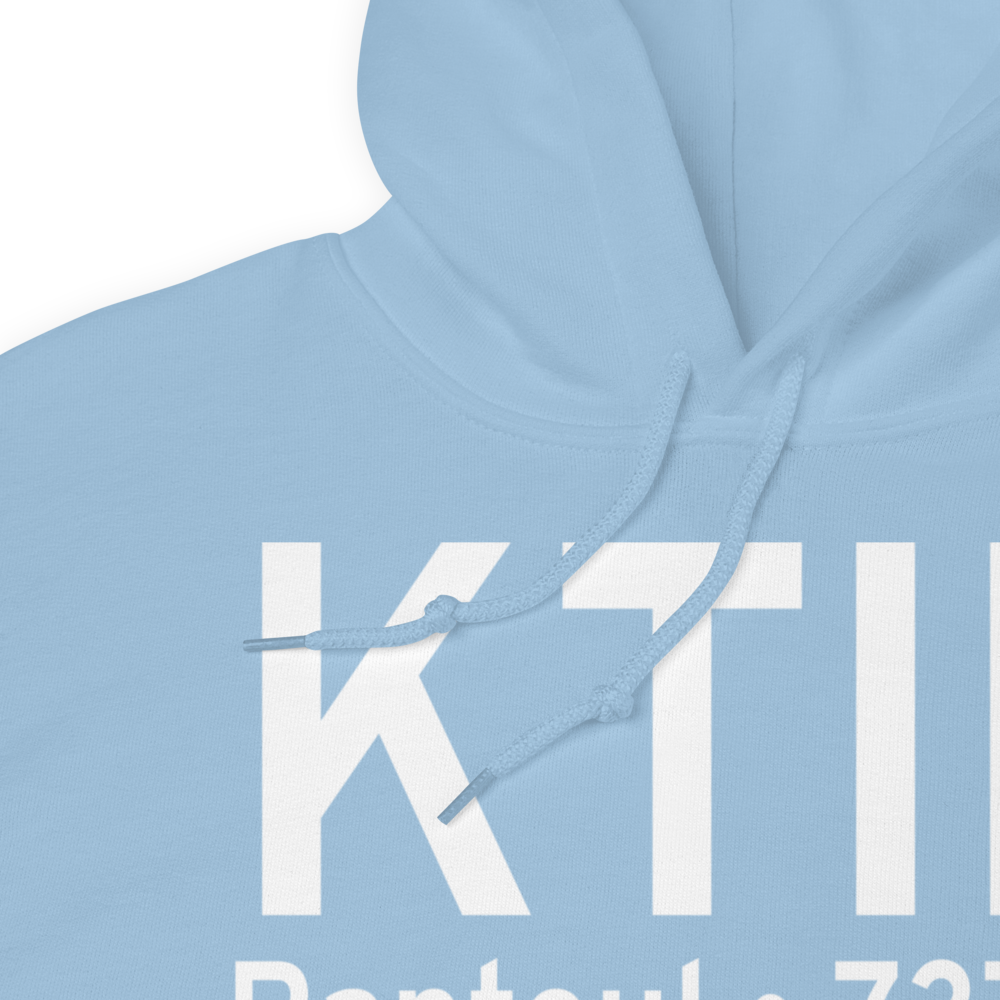 Rantoul National Avn Center-Frank Elliot field (KTIP) ICAO Hoodie Sweatshirt 