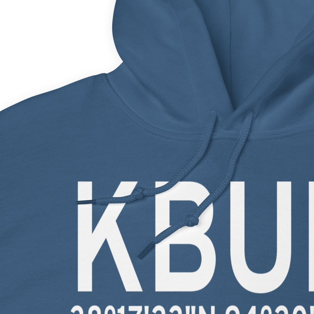Butler Memorial Airport (KBUM) ICAO Hoodie Sweatshirt 