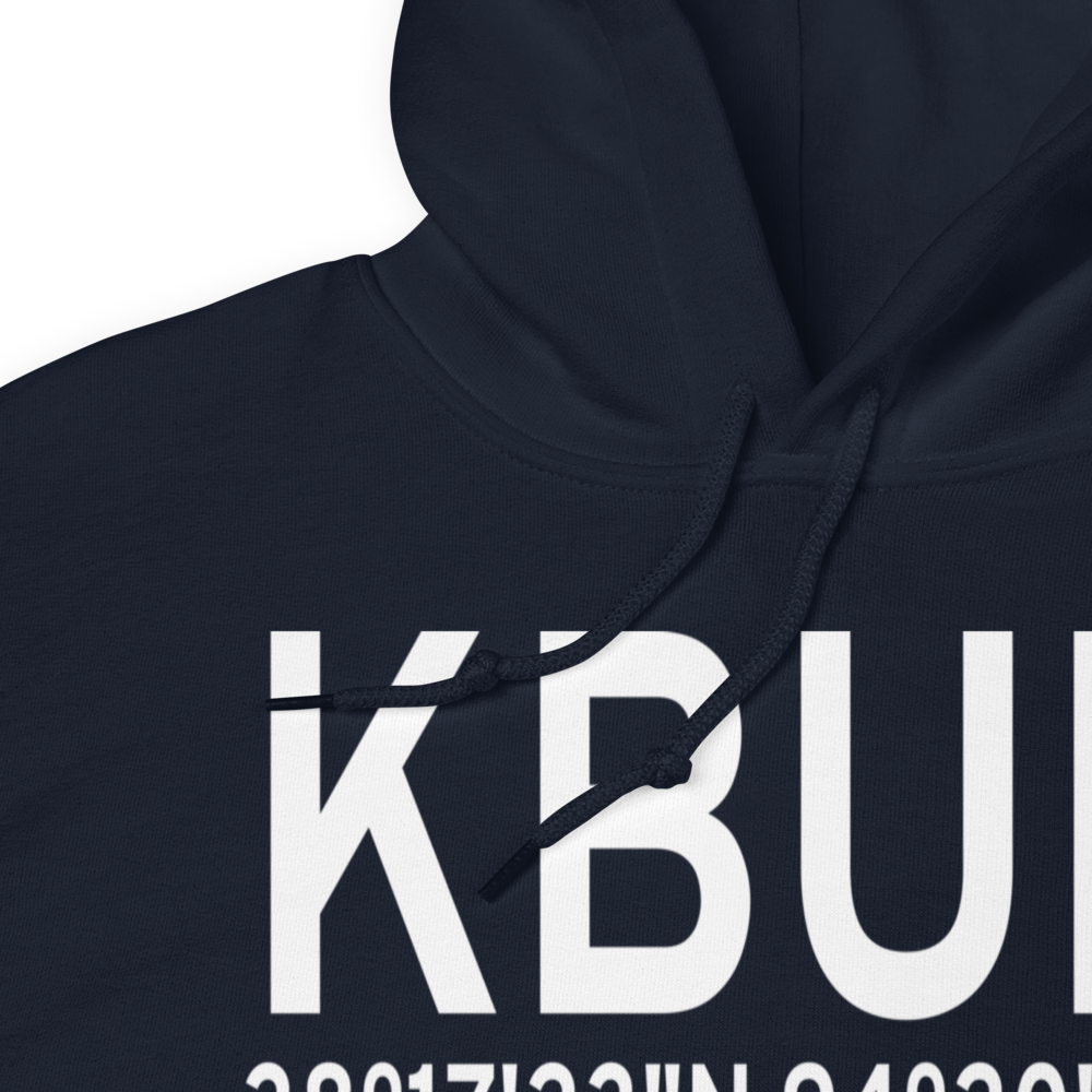 Butler Memorial Airport (KBUM) ICAO Hoodie Sweatshirt 