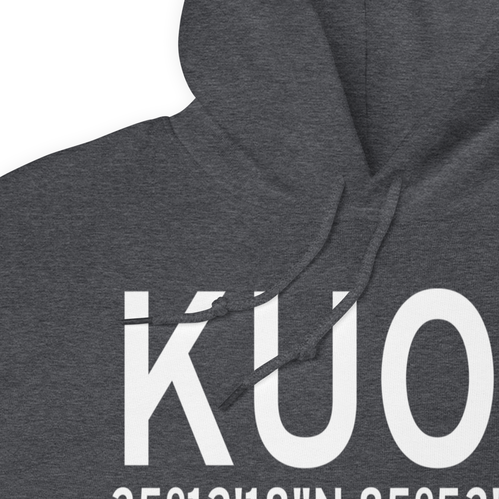 Franklin County Airport (KUOS) ICAO Hoodie Sweatshirt 