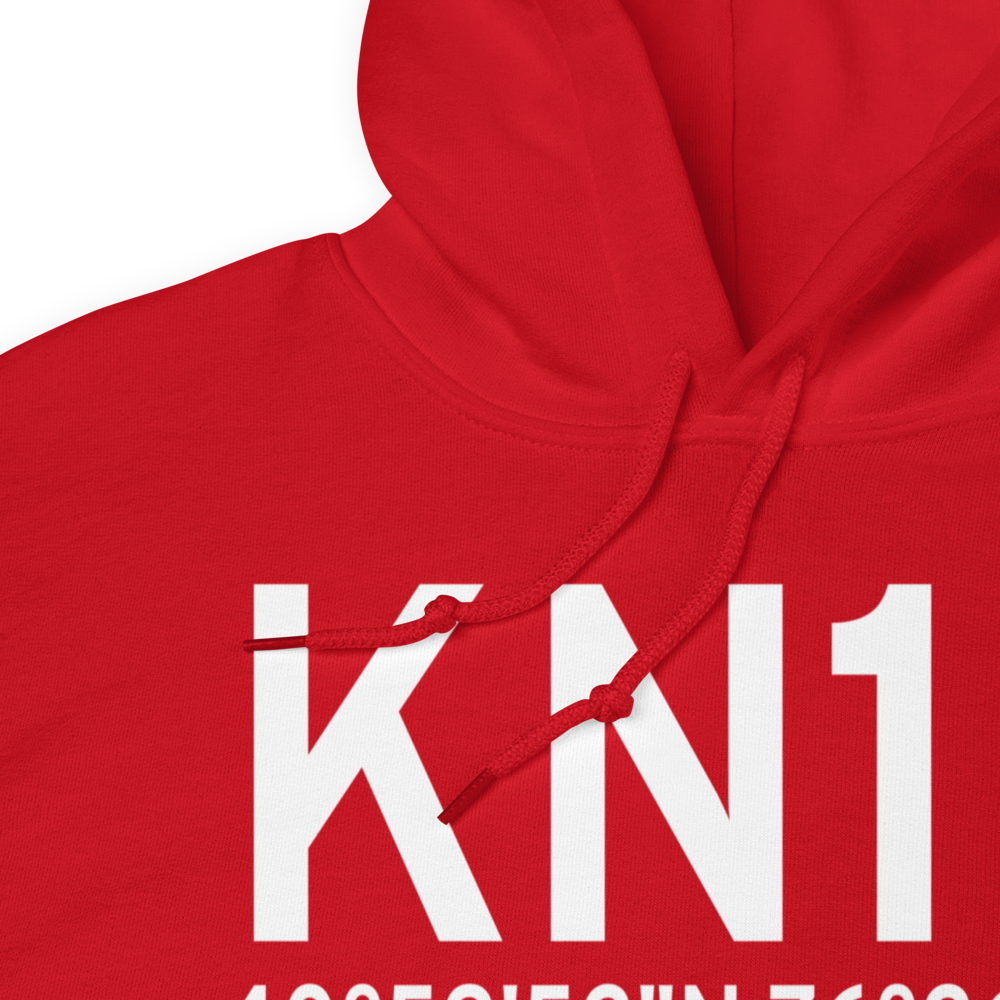 Bloomsburg Municipal Airport (KN13) ICAO Hoodie Sweatshirt 