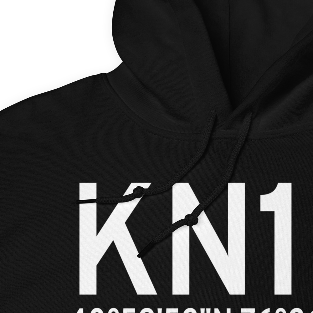 Bloomsburg Municipal Airport (KN13) ICAO Hoodie Sweatshirt 