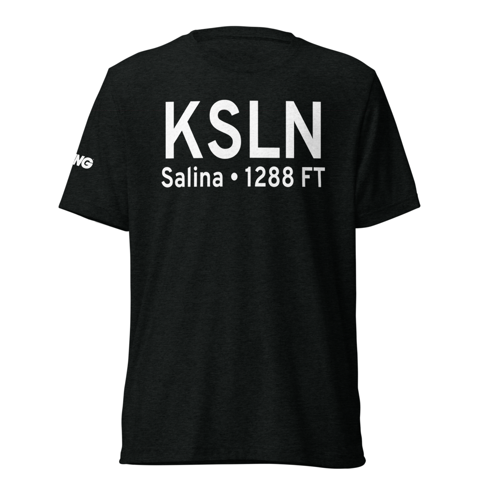 Salina Municipal Airport (KSLN) ICAO Tri-blend T-Shirt 